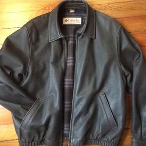 Columbia leather jacket